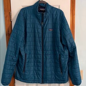 Patagonia Men's Teal Puffer Jacket